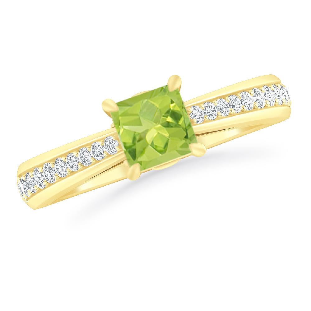 Yellow Gold - Peridot