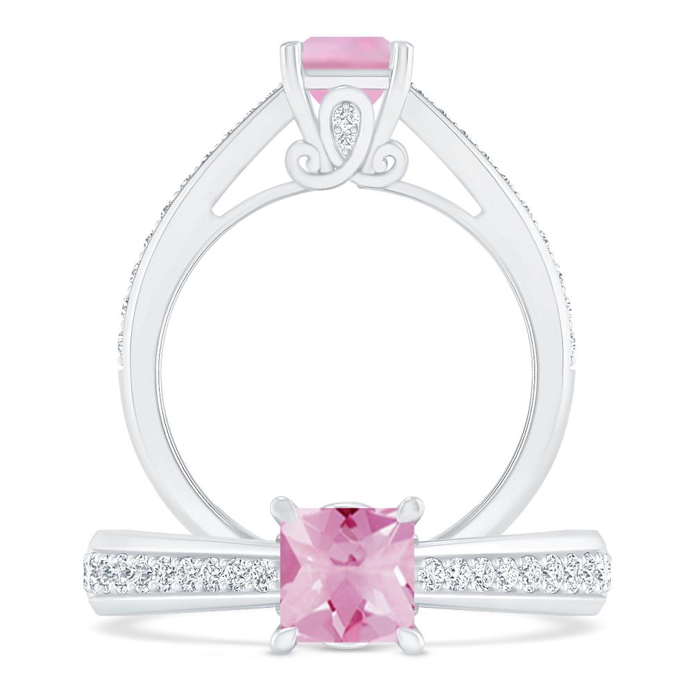 White Gold - Pink Tourmaline