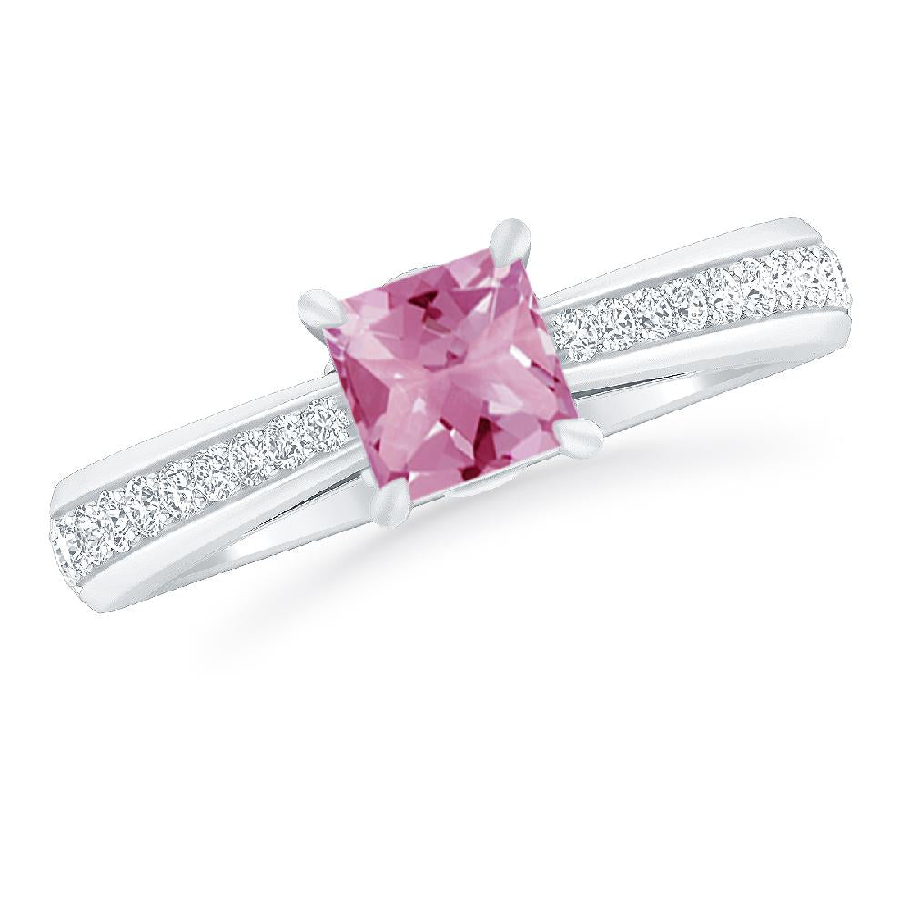 White Gold - Pink Tourmaline