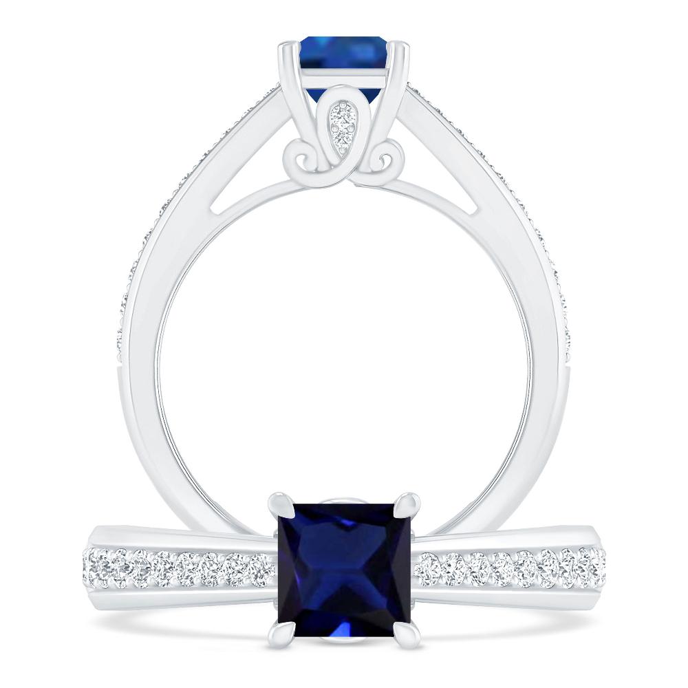 White Gold - Sapphire