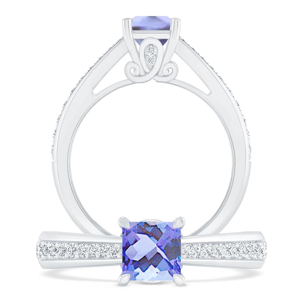 White Gold - Tanzanite