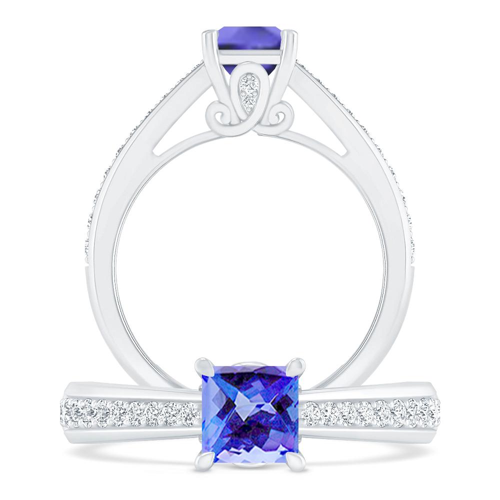 White Gold - Tanzanite