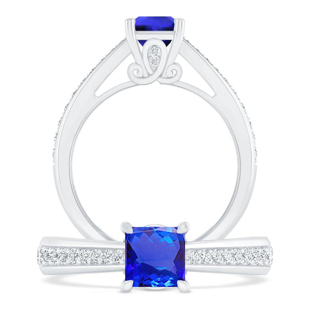 White Gold - Tanzanite