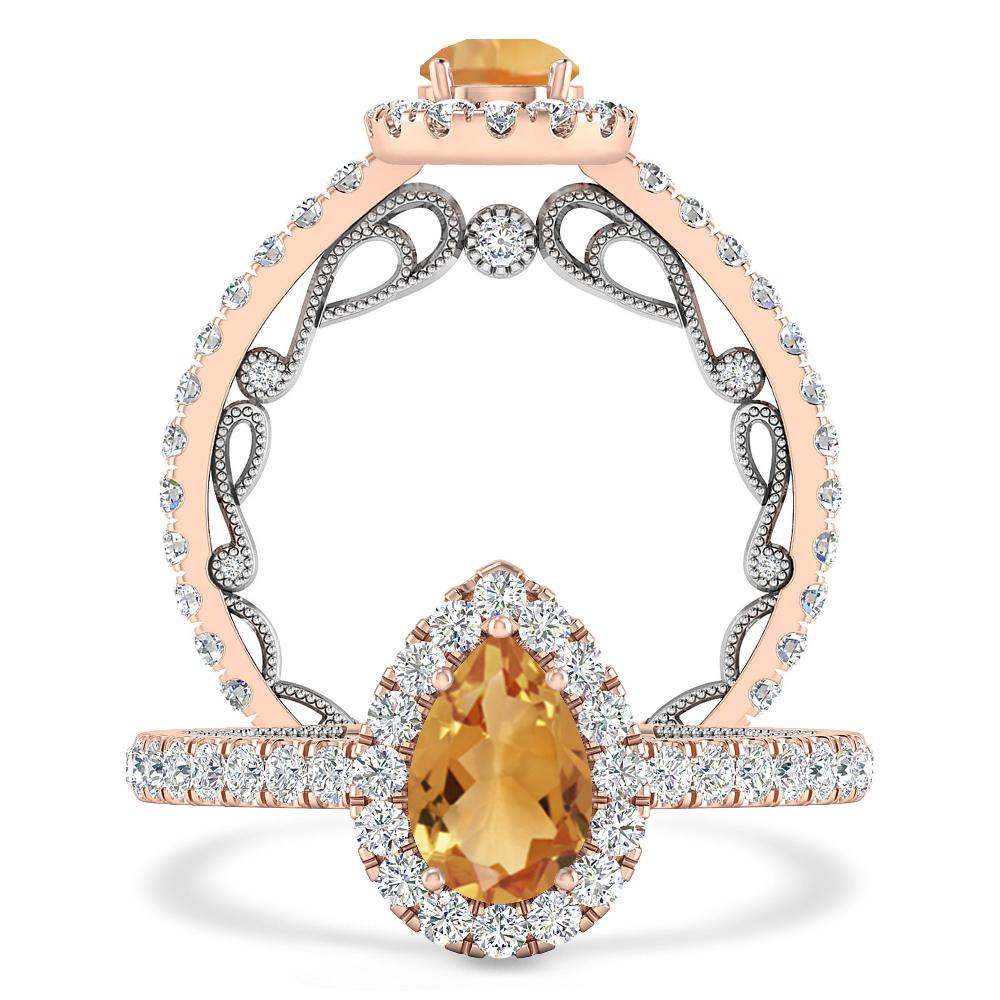 Rose Gold - Citrine