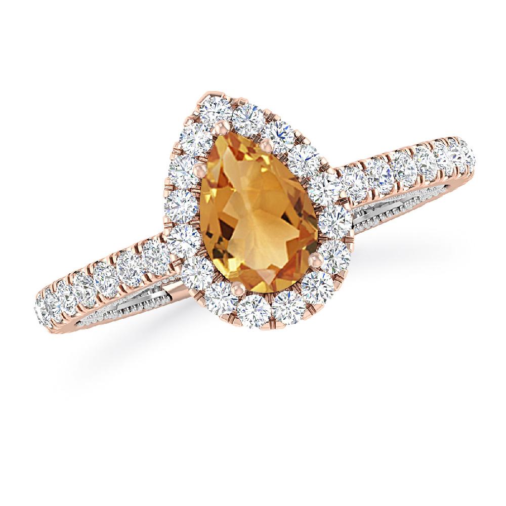 Rose Gold - Citrine