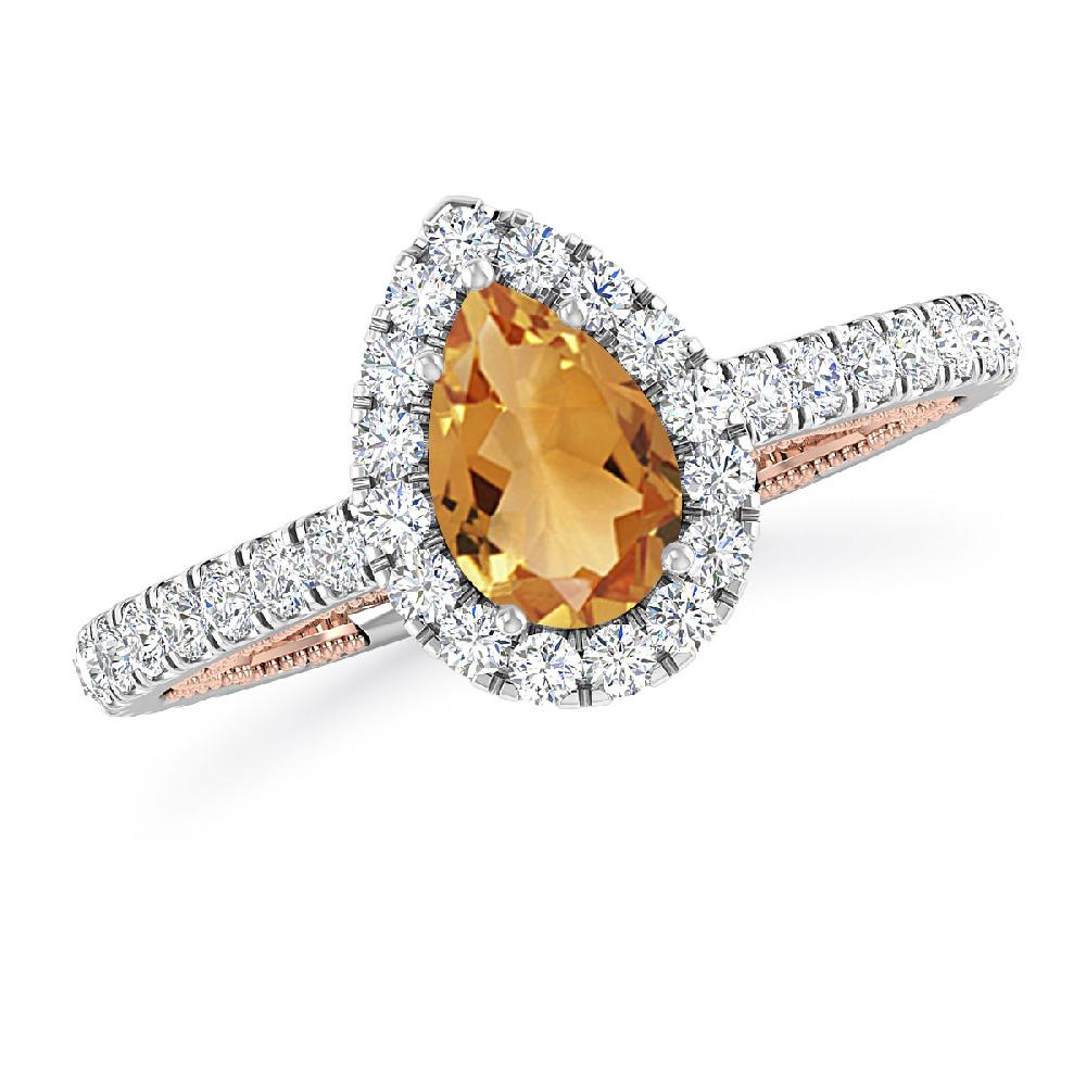 White Gold - Citrine