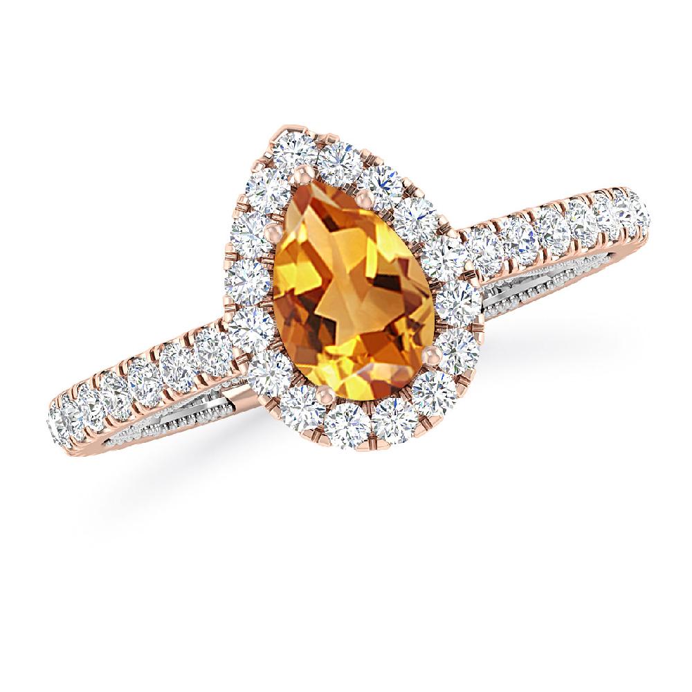 Rose Gold - Citrine