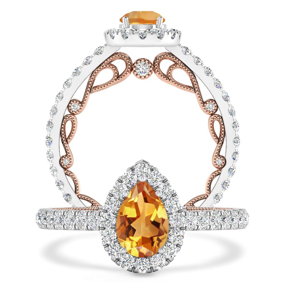 White Gold - Citrine