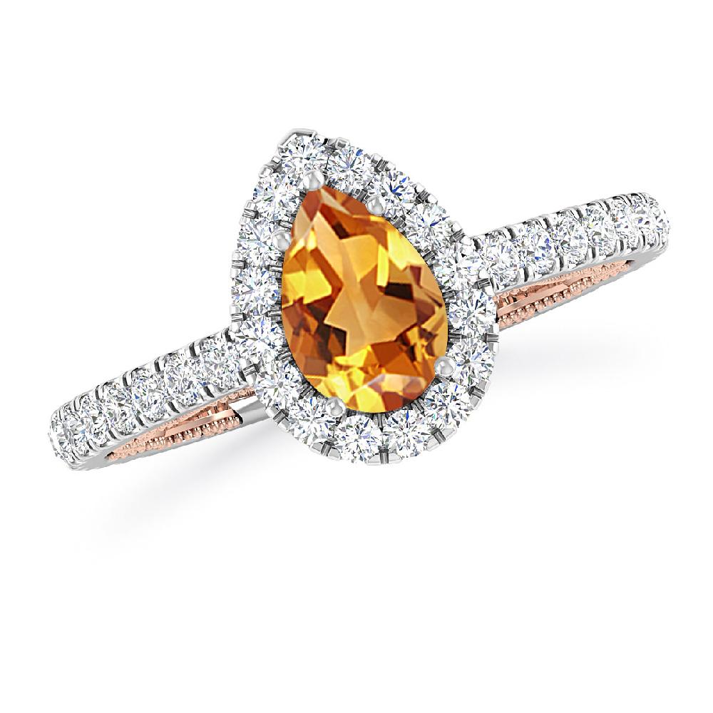 White Gold - Citrine