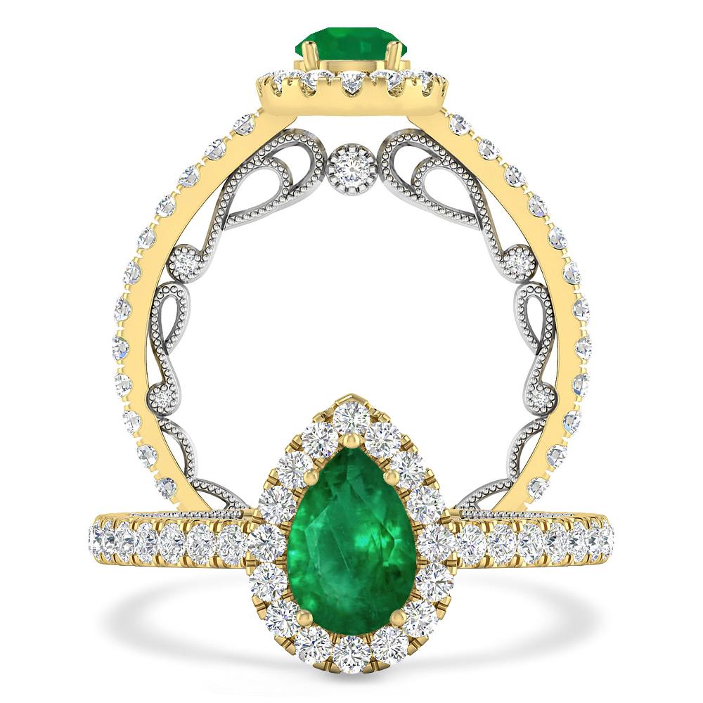 Yellow Gold - Emerald