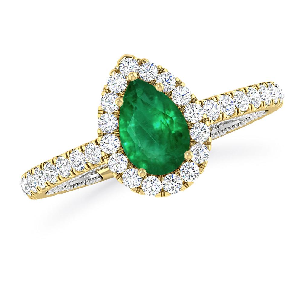 Yellow Gold - Emerald