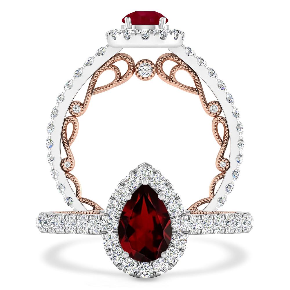 White Gold - Garnet