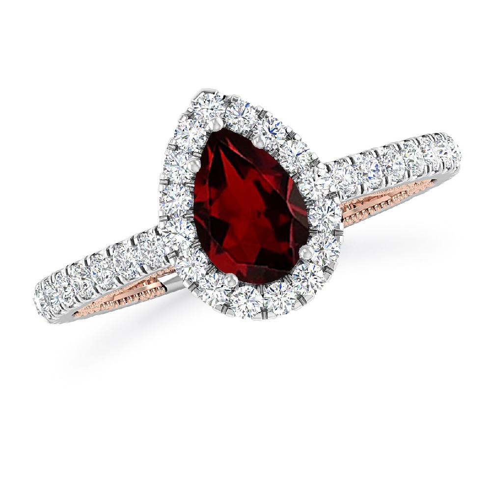 White Gold - Garnet