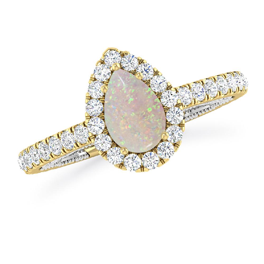 Yellow Gold - Opal