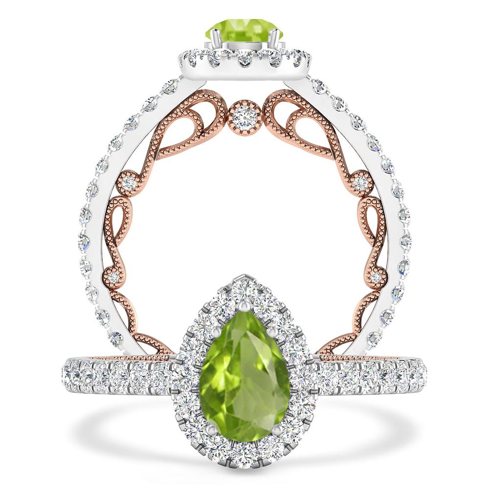 White Gold - Peridot