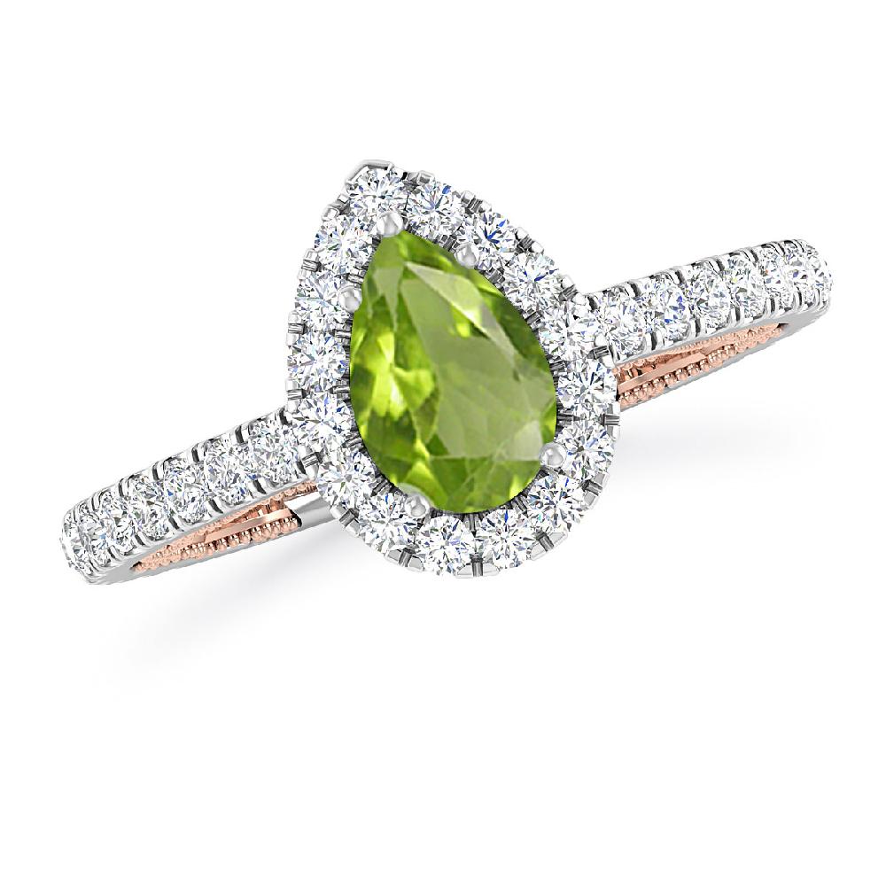 White Gold - Peridot