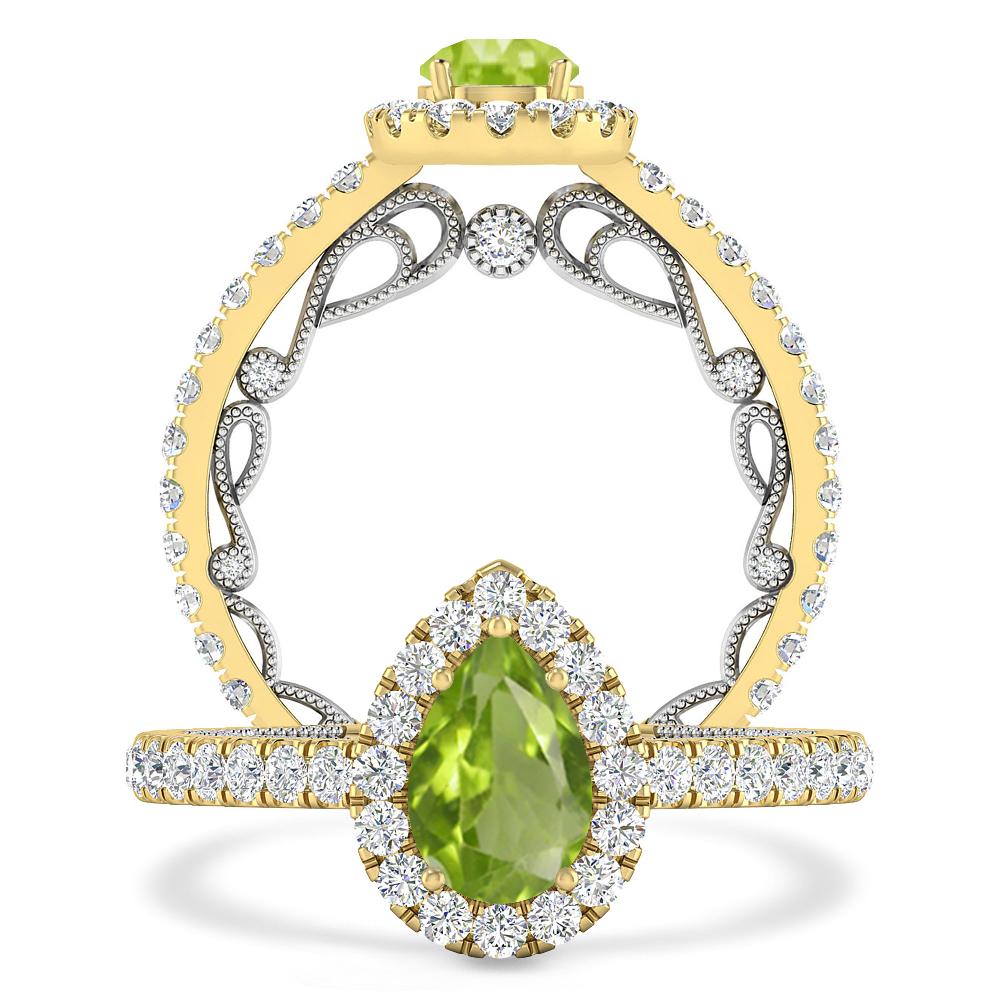 Yellow Gold - Peridot