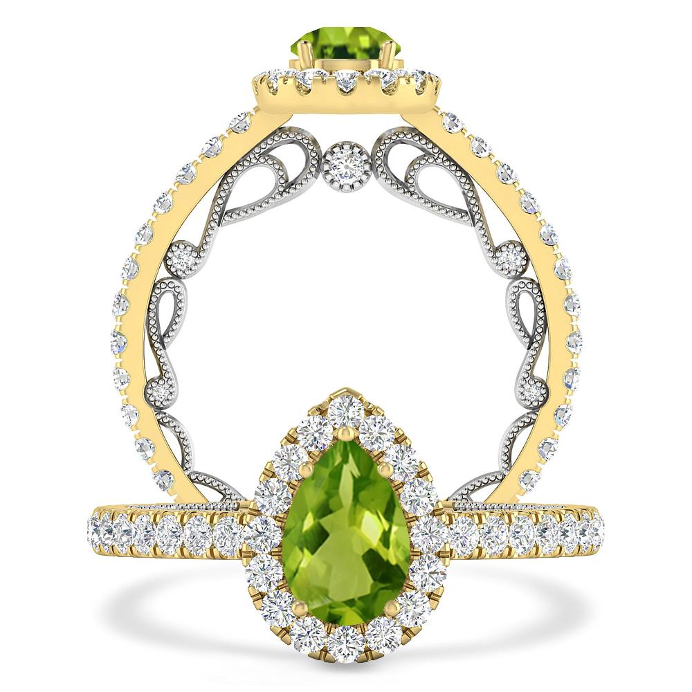 Yellow Gold - Peridot