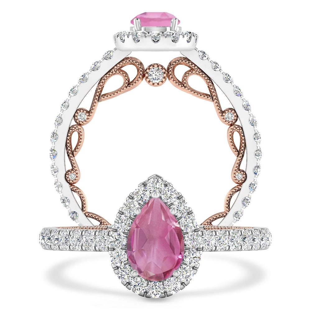 White Gold - Pink Tourmaline