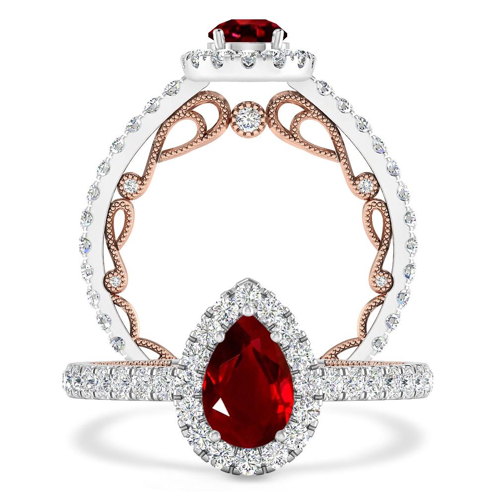 White Gold - Ruby