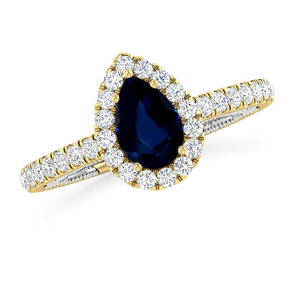 Yellow Gold - Sapphire