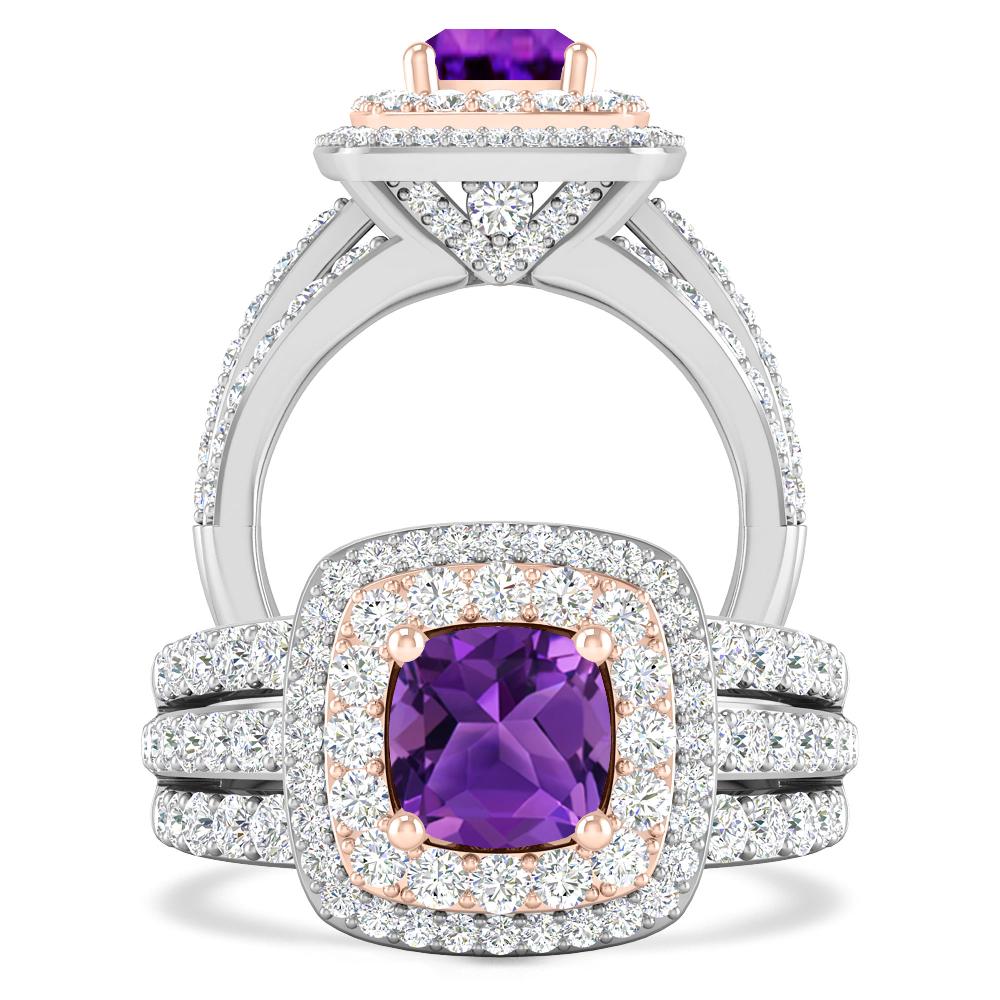 White Gold - Amethyst