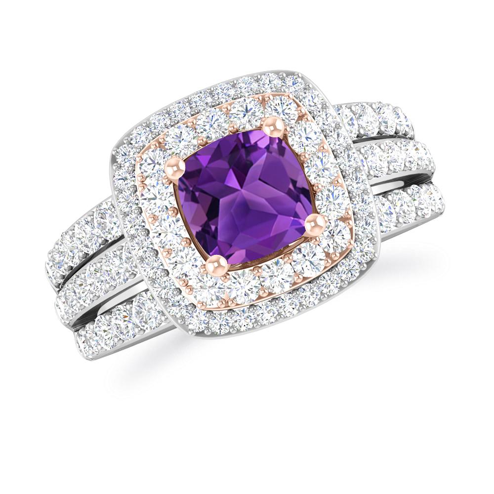 White Gold - Amethyst