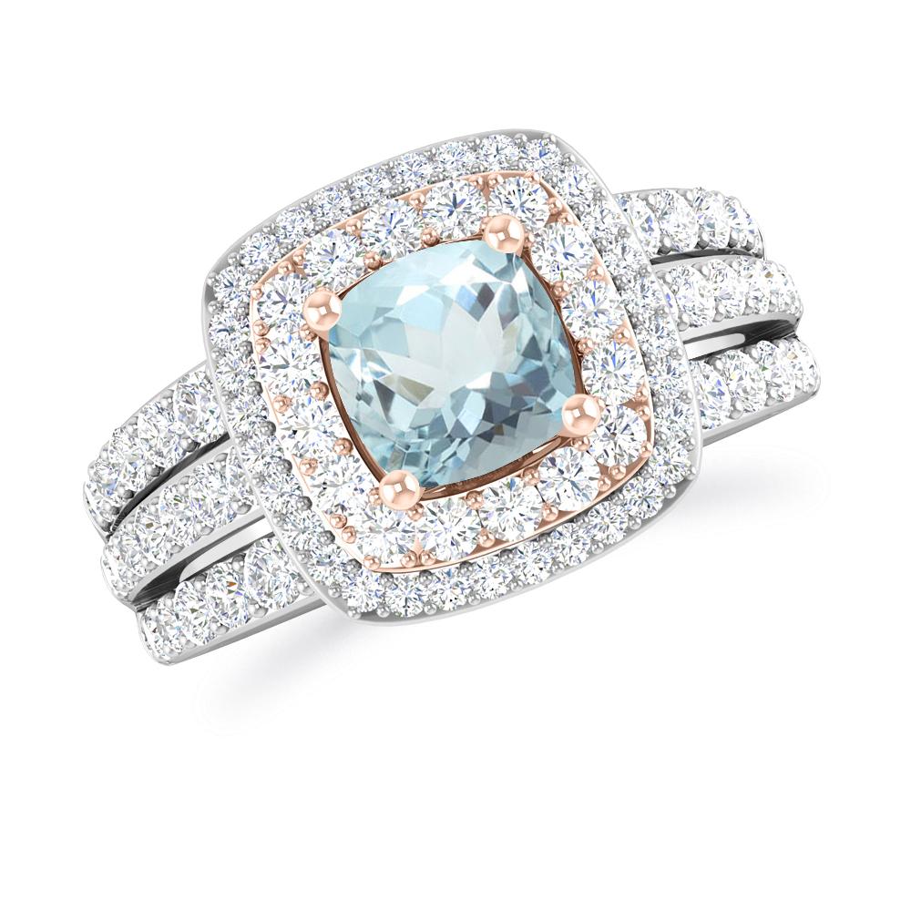 White Gold - Aquamarine