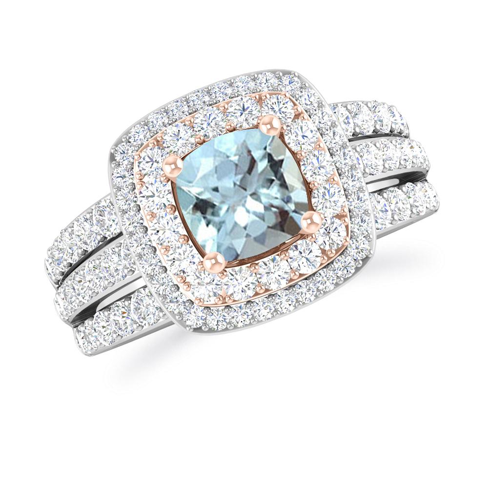 White Gold - Aquamarine