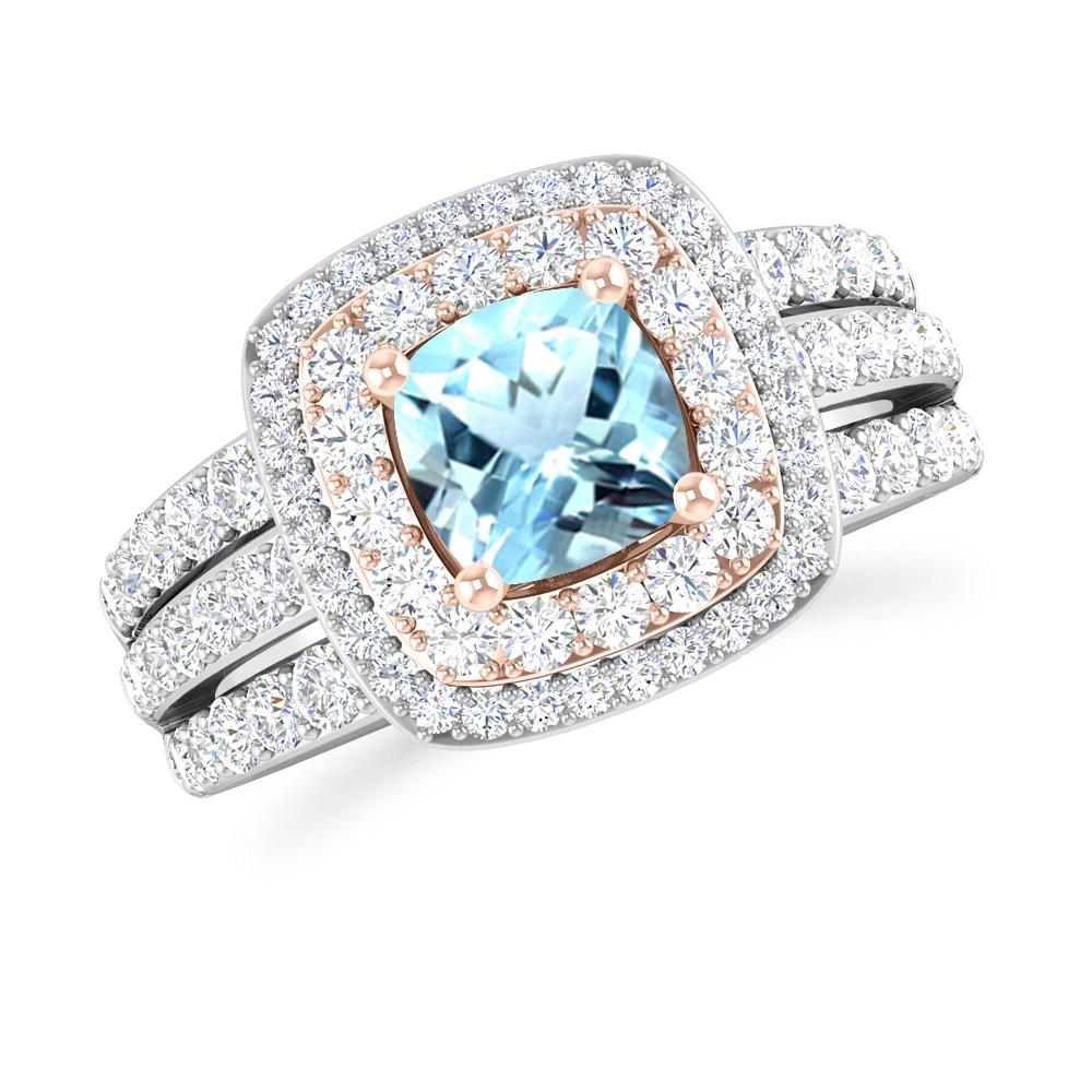 White Gold - Aquamarine