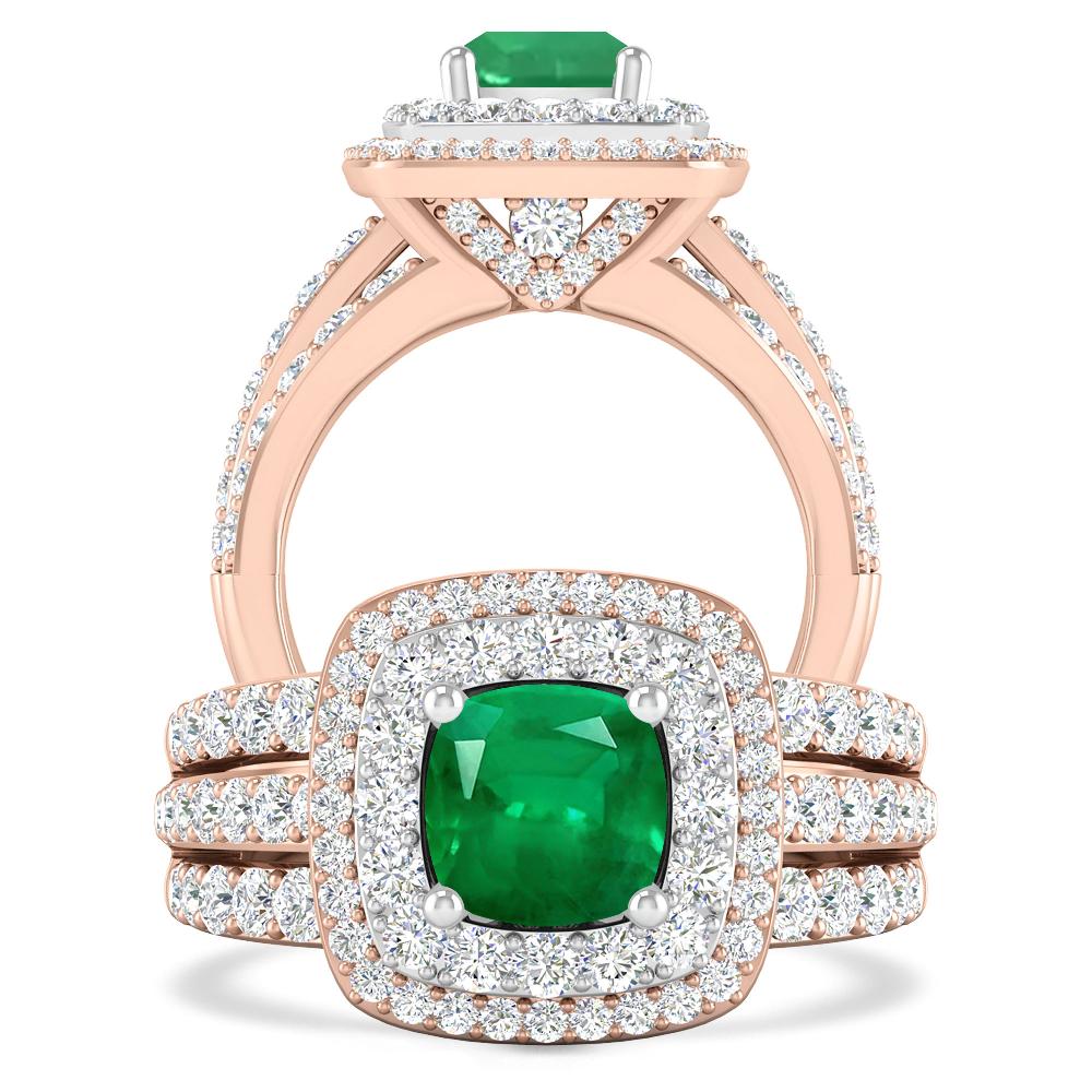 Rose Gold - Emerald