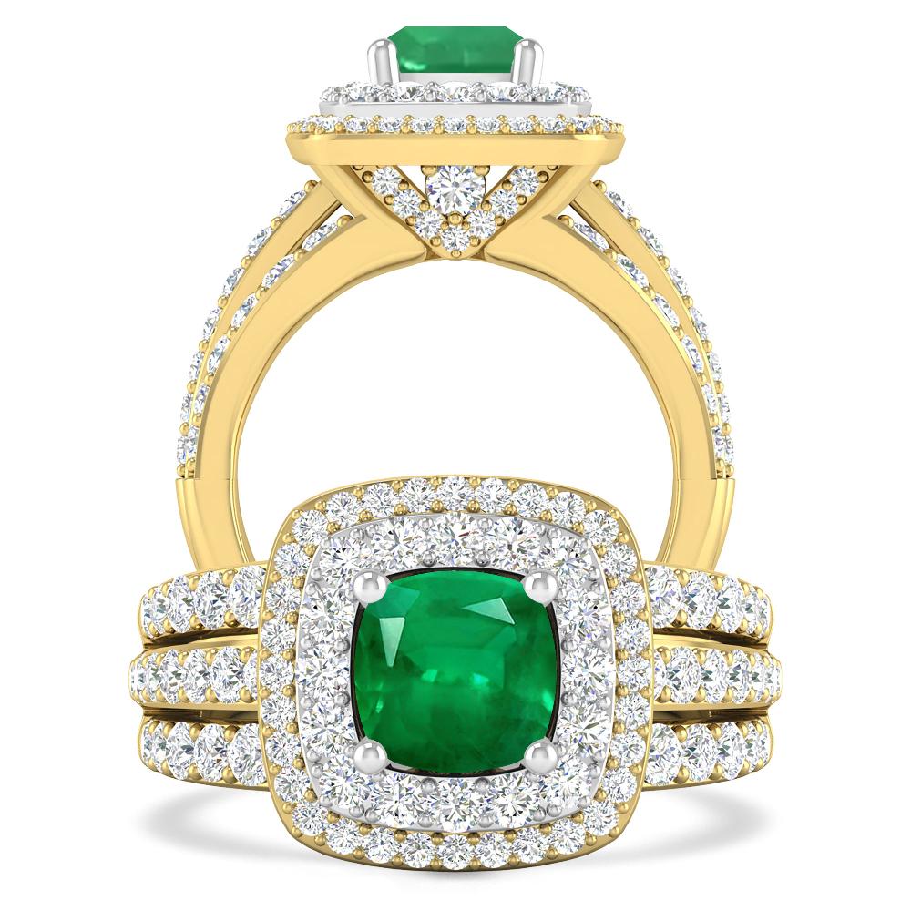 Yellow Gold - Emerald