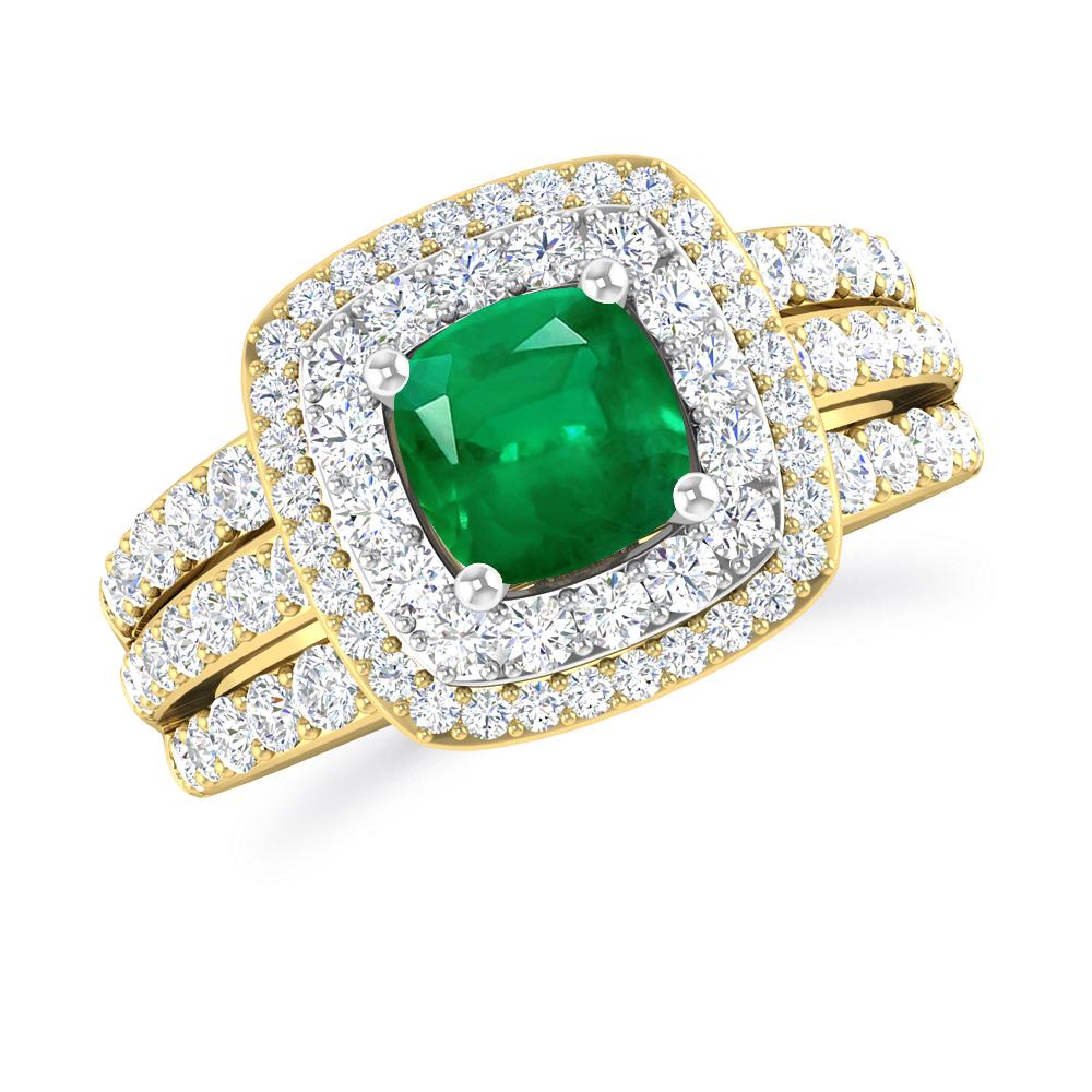 Yellow Gold - Emerald