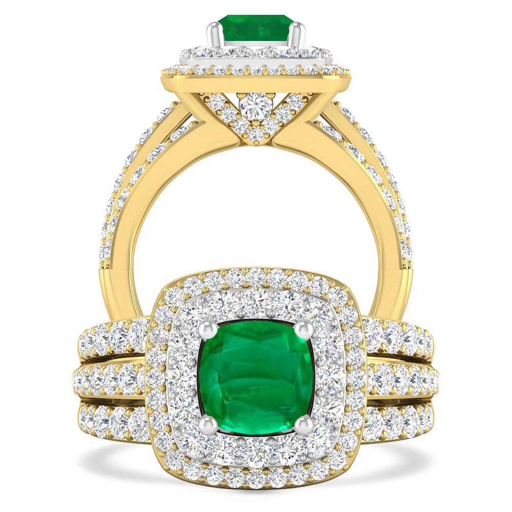 Yellow Gold - Emerald