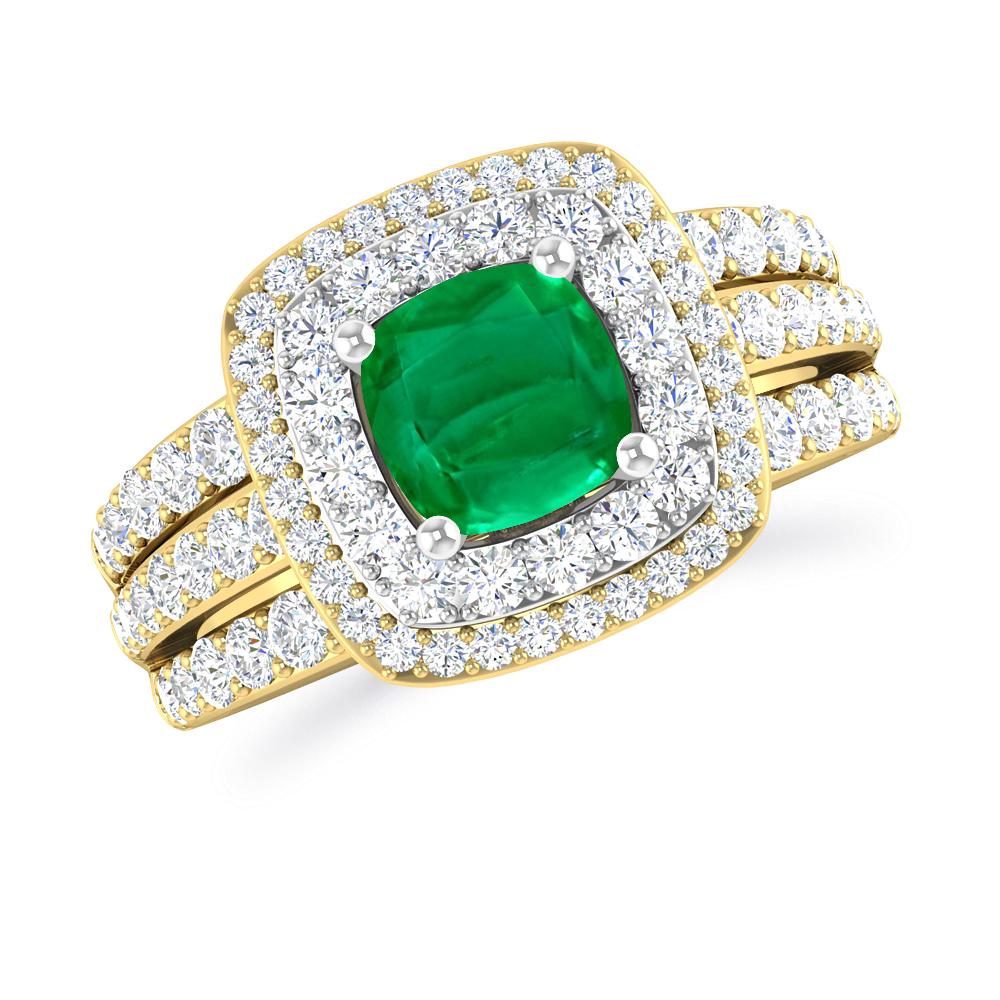 Yellow Gold - Emerald