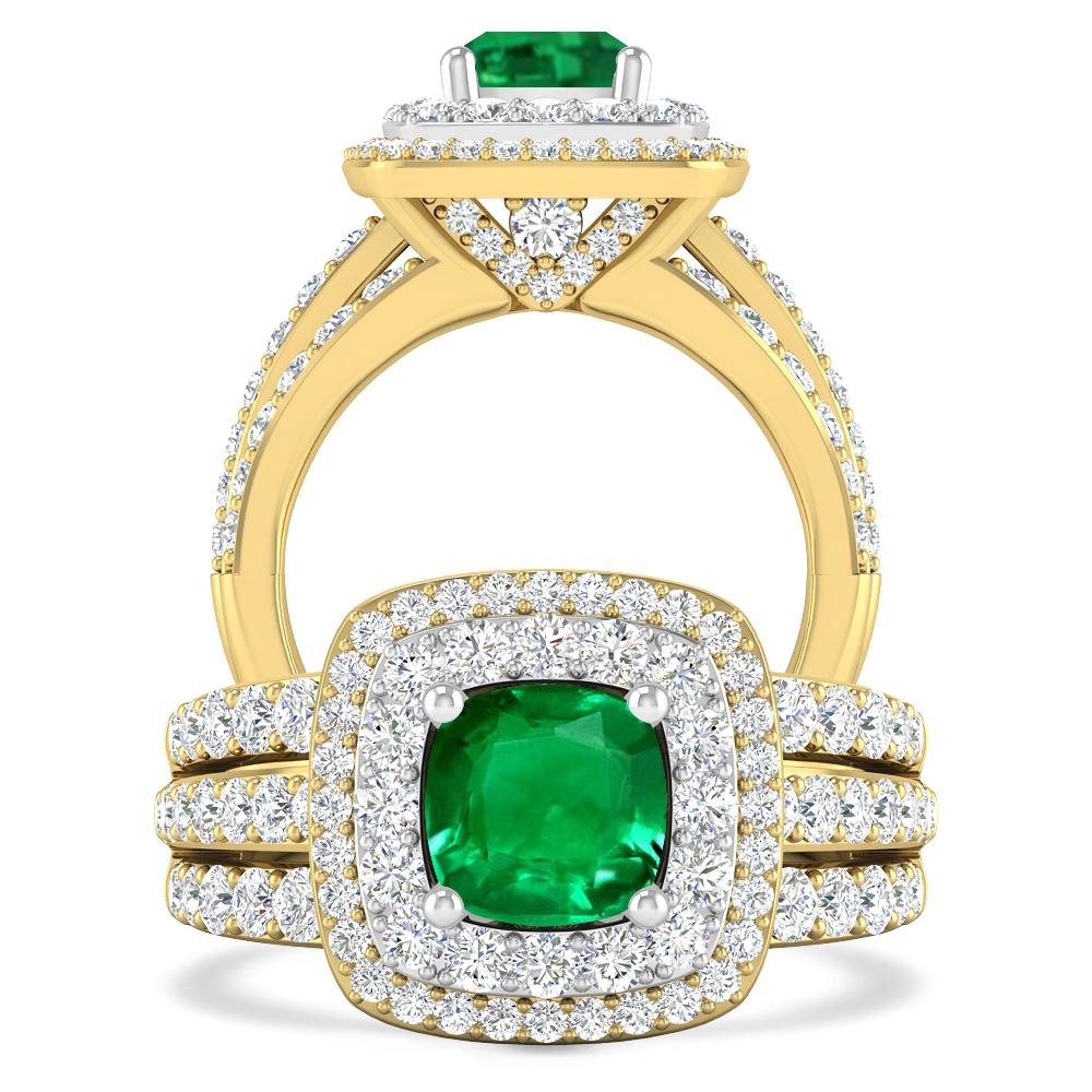 Yellow Gold - Emerald