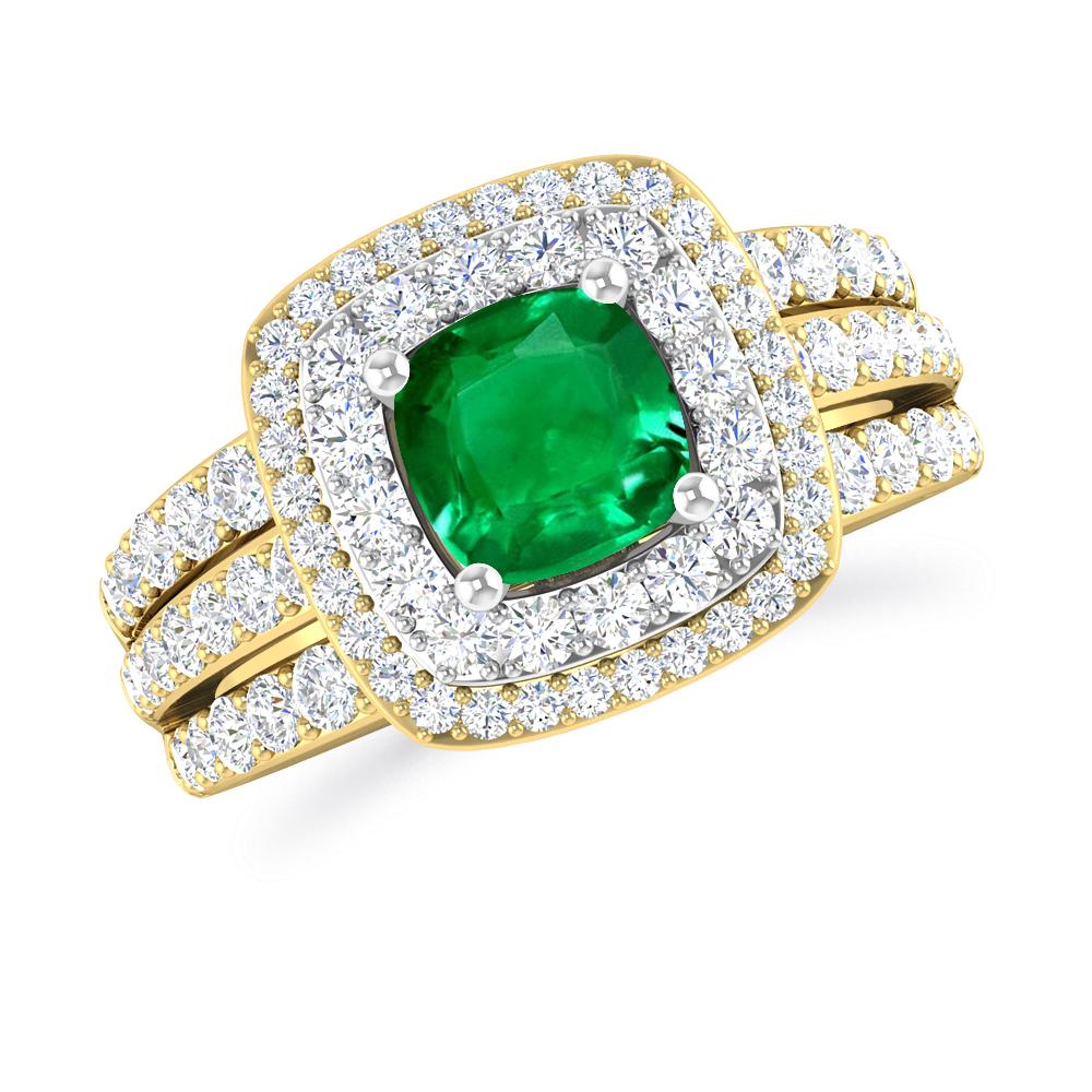 Yellow Gold - Emerald