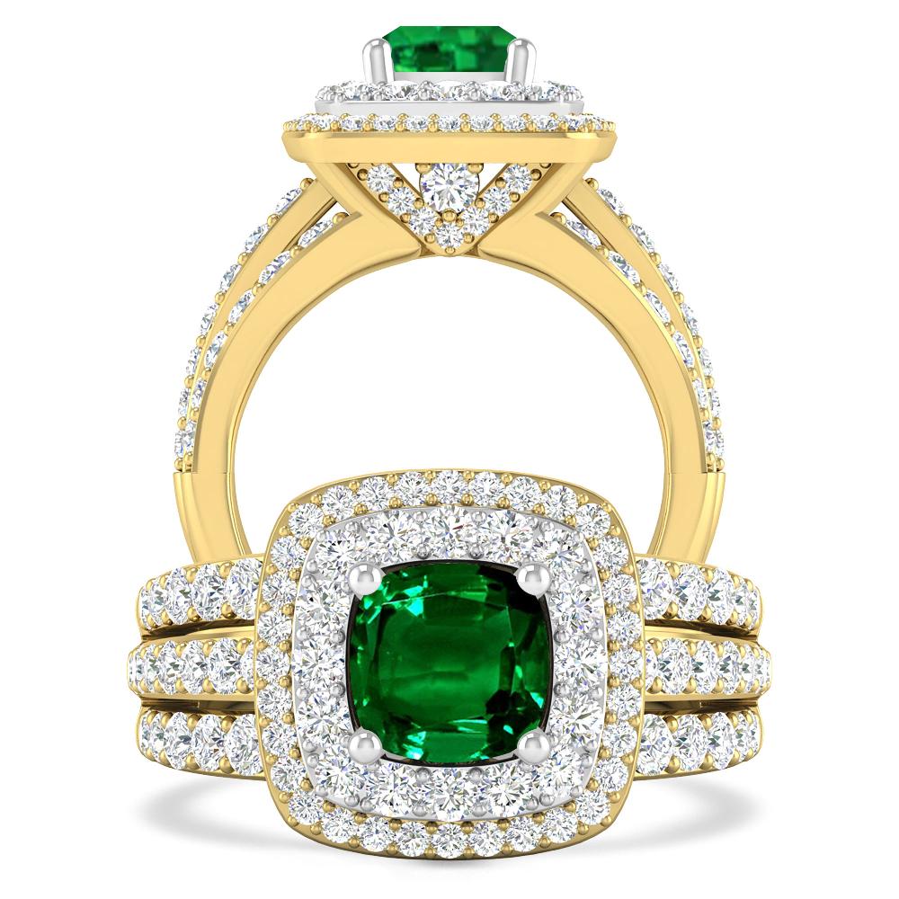 Yellow Gold - Emerald