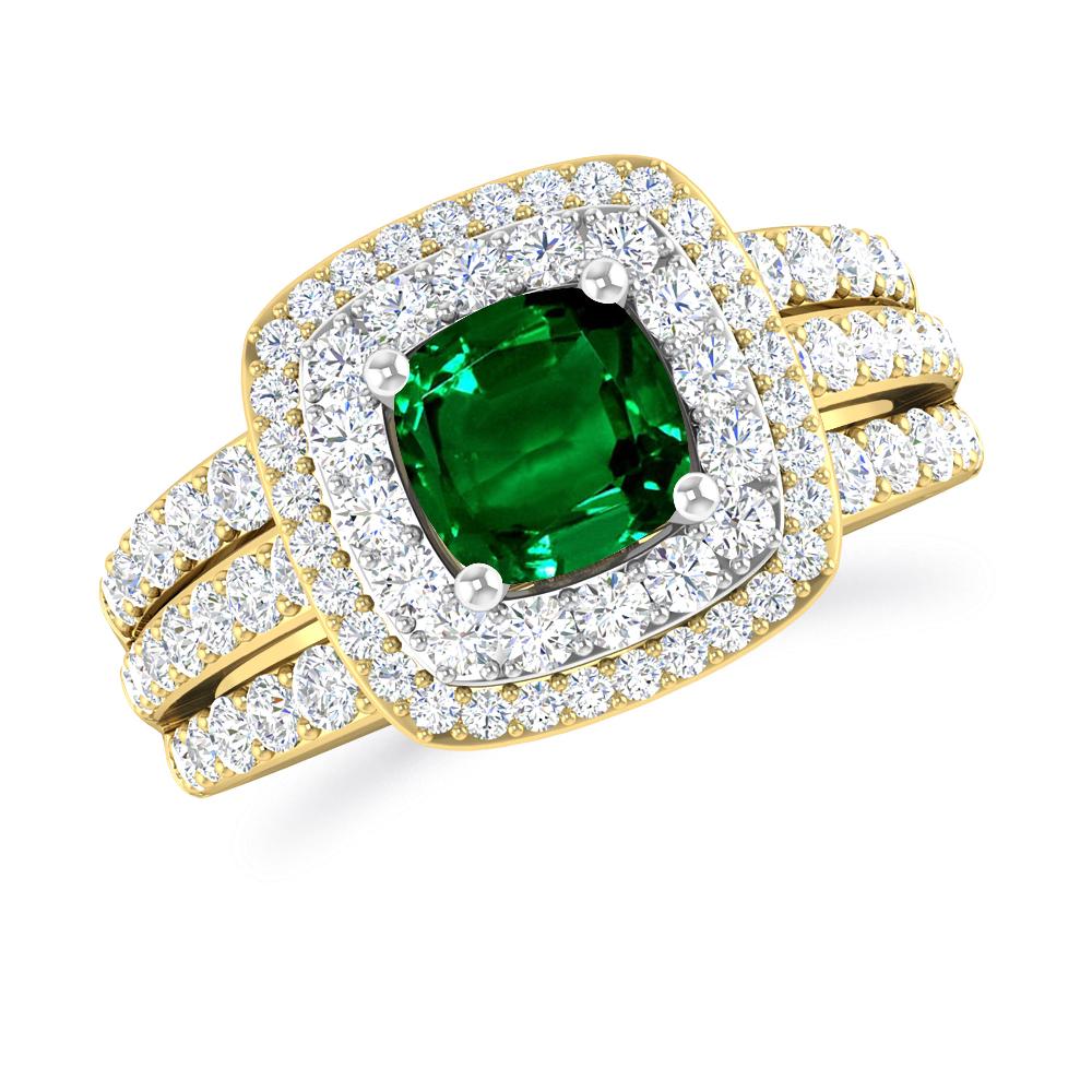 Yellow Gold - Emerald