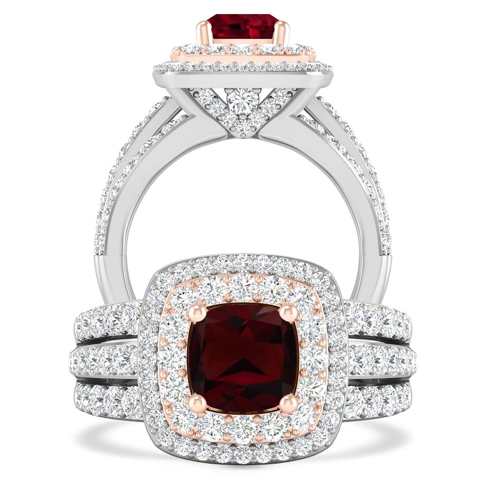 White Gold - Garnet