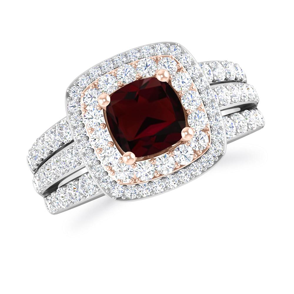 White Gold - Garnet