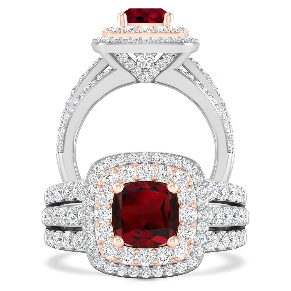 White Gold - Garnet