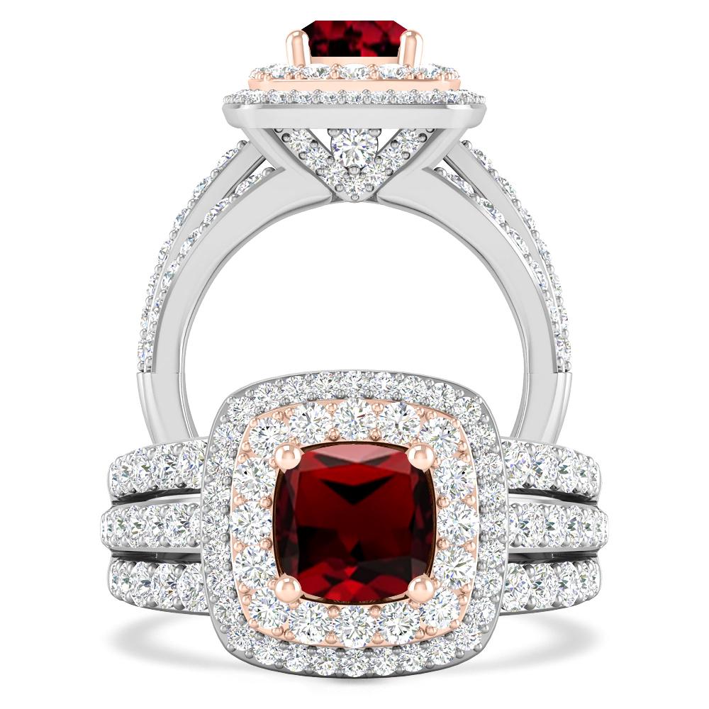 White Gold - Garnet