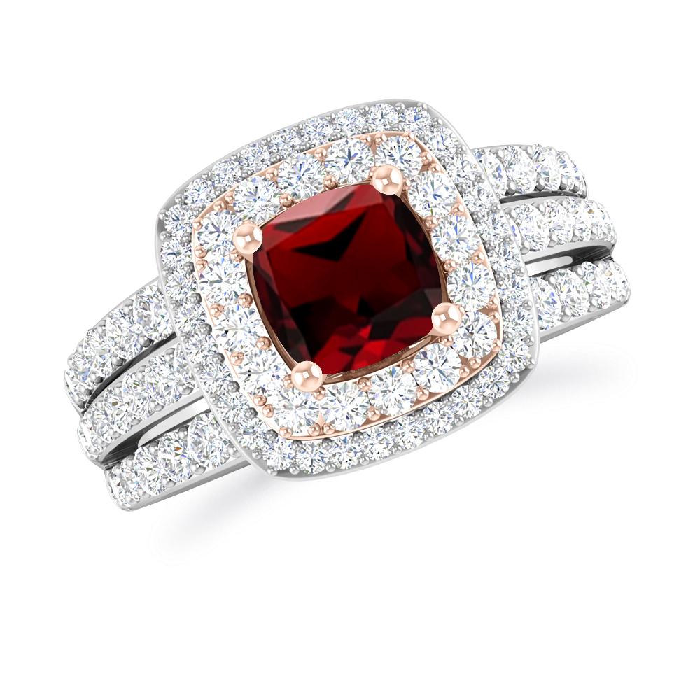 White Gold - Garnet