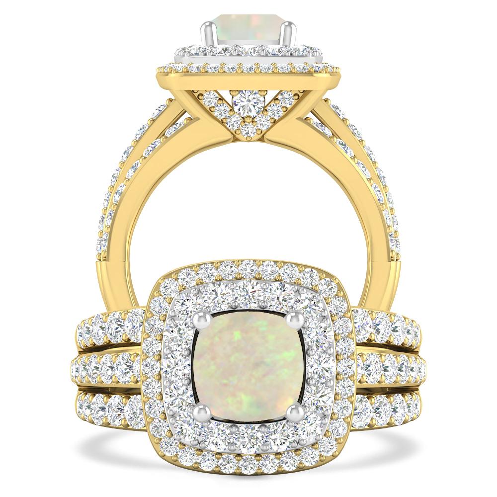 Yellow Gold - Opal