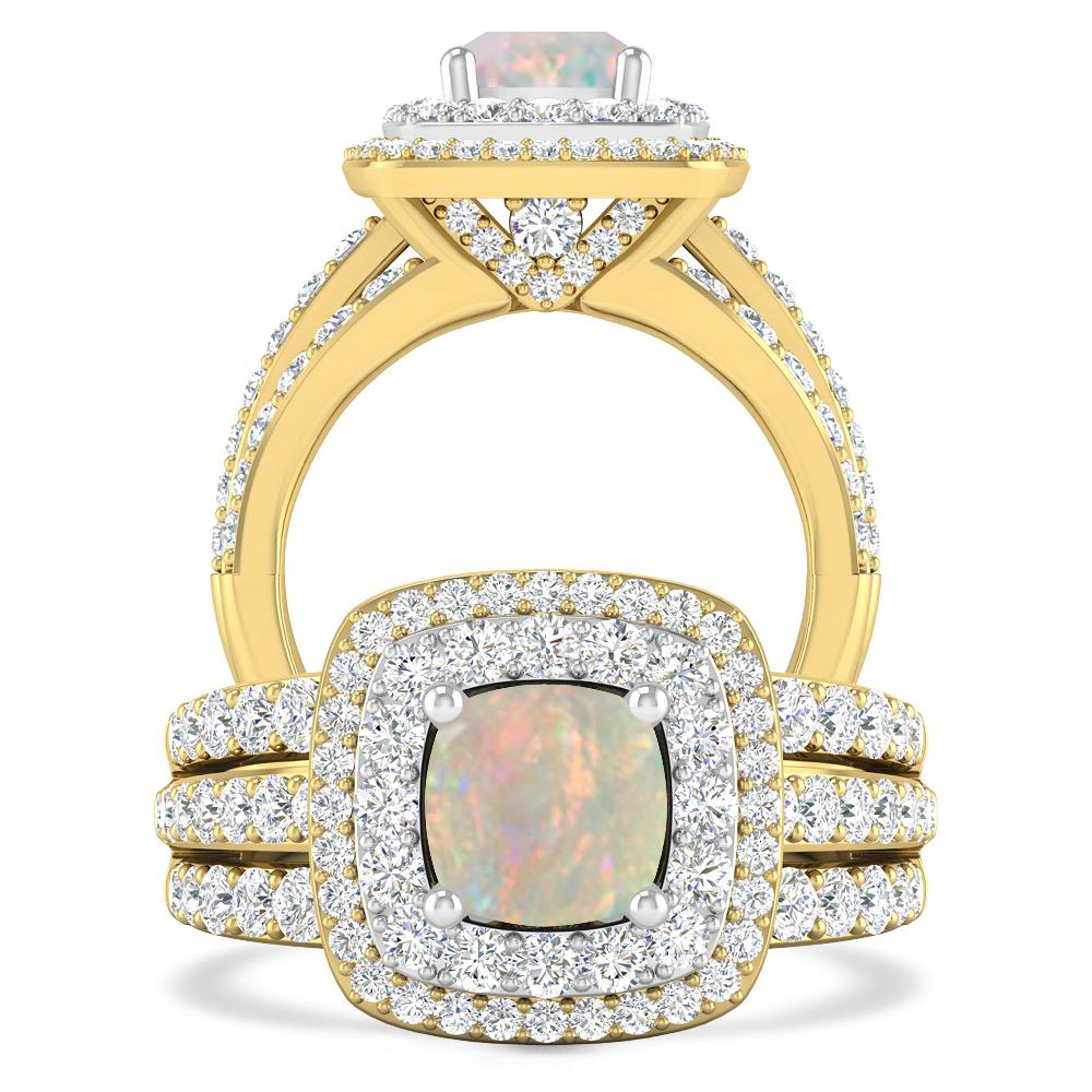 Yellow Gold - Opal