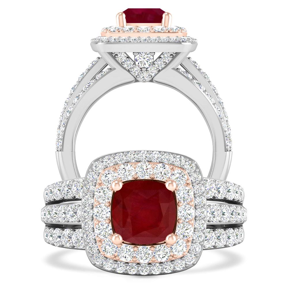 White Gold - Ruby