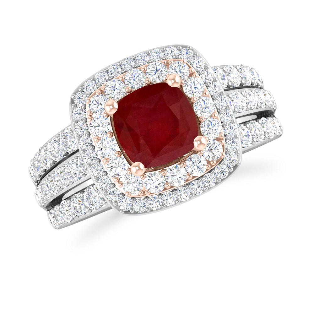 White Gold - Ruby