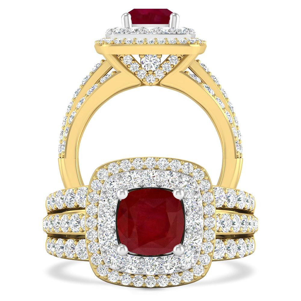 Yellow Gold - Ruby