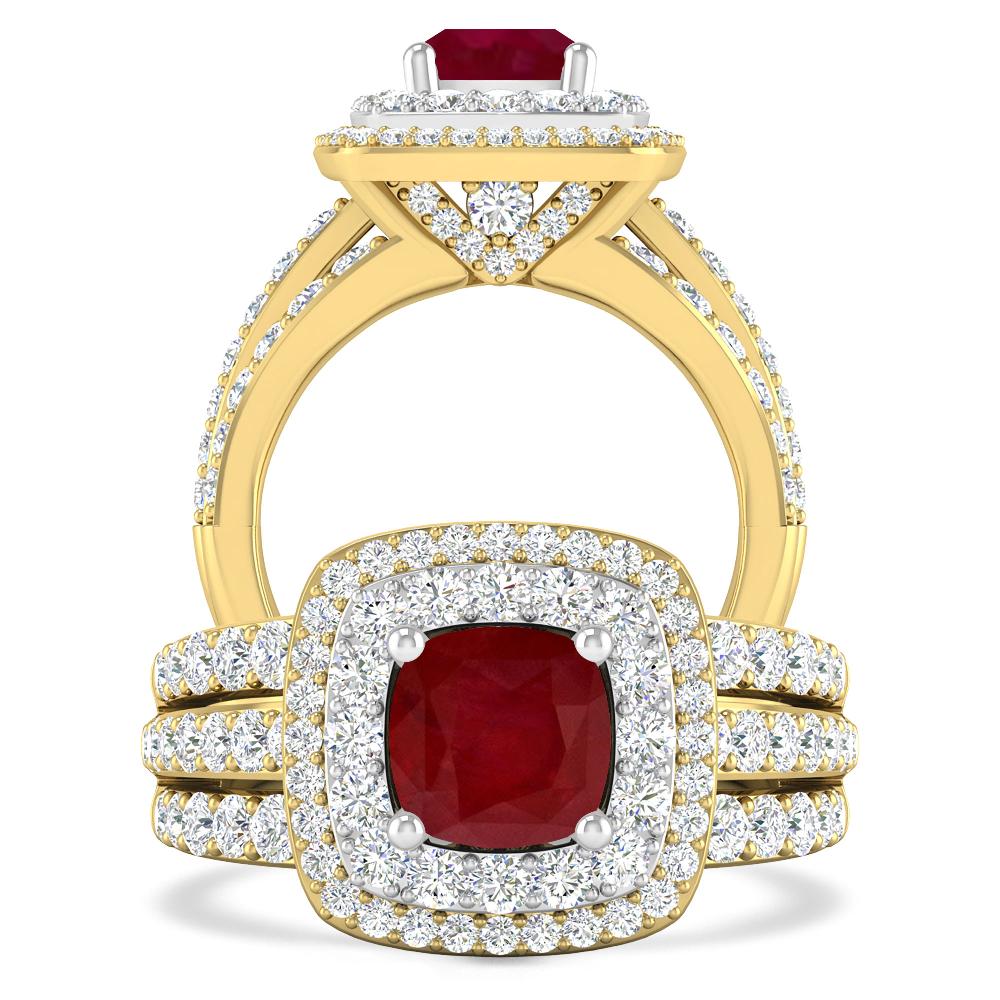 Yellow Gold - Ruby